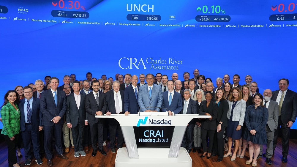 Charles River Associates - Nasdaq 60th anniversary