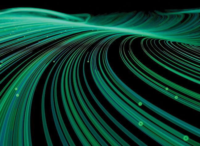 Concentrated particle lines