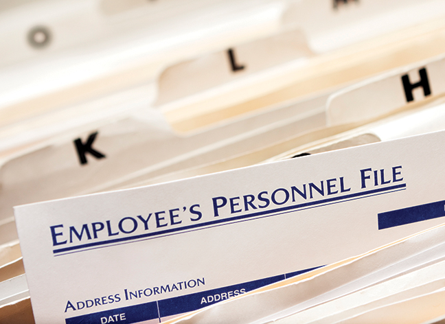 Employee's Personnel File