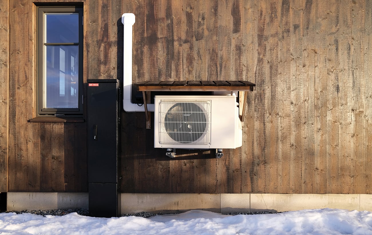 Heat pump in home